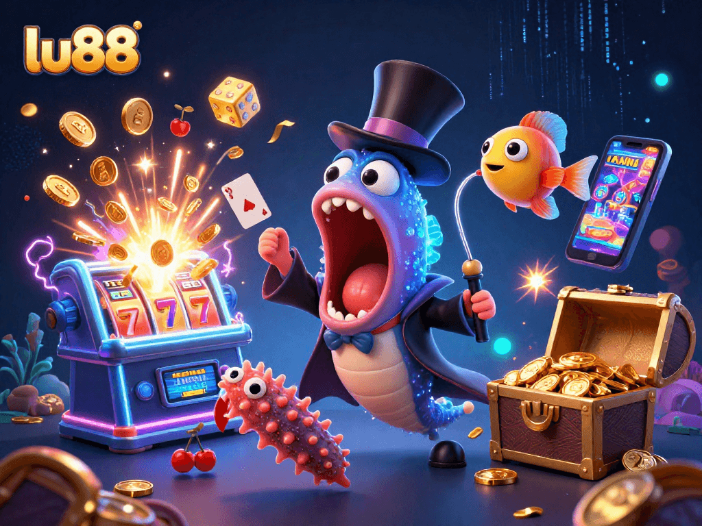 Experience thrilling gameplay with lu88's vibrant 3D casino adventure, featuring dynamic characters and magical effects.