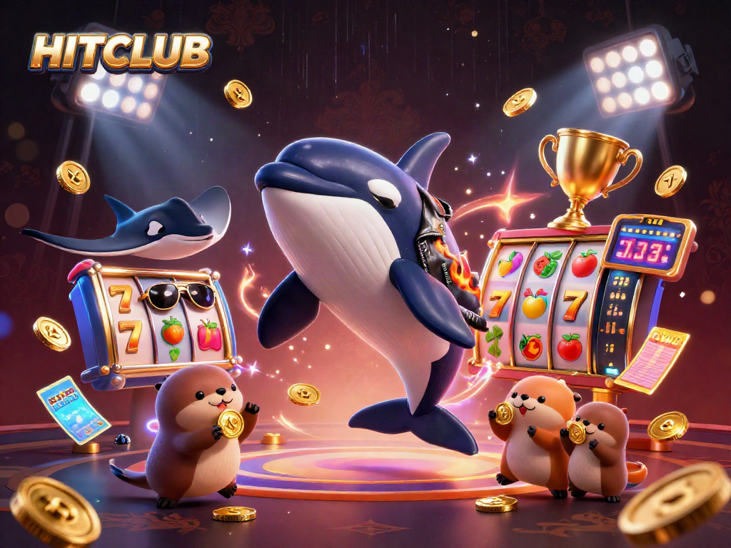 Play to win in HITCLUB's exciting atmosphere of vibrant slots and playful characters!