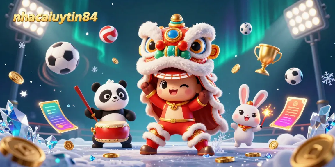 Experience thrilling moments as nhacaiuytin84 engages you in vibrant casino action with fun characters.