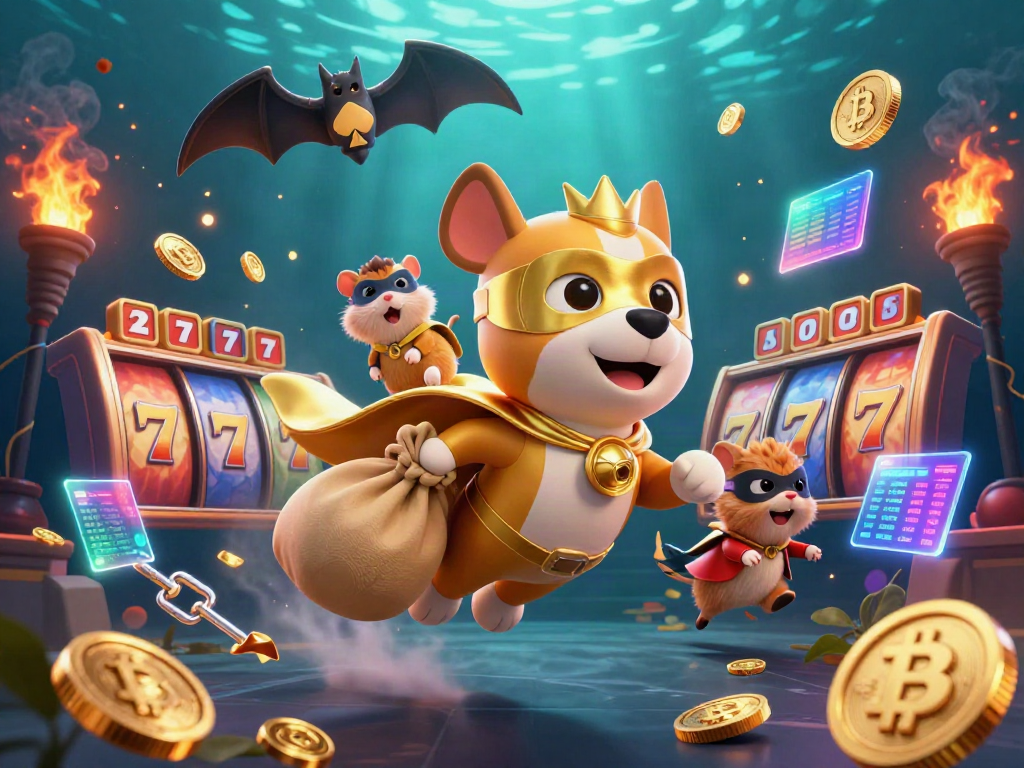 Engage in thrilling action with sky88tg in a vibrant 3D casino adventure featuring cartoon superheroes.