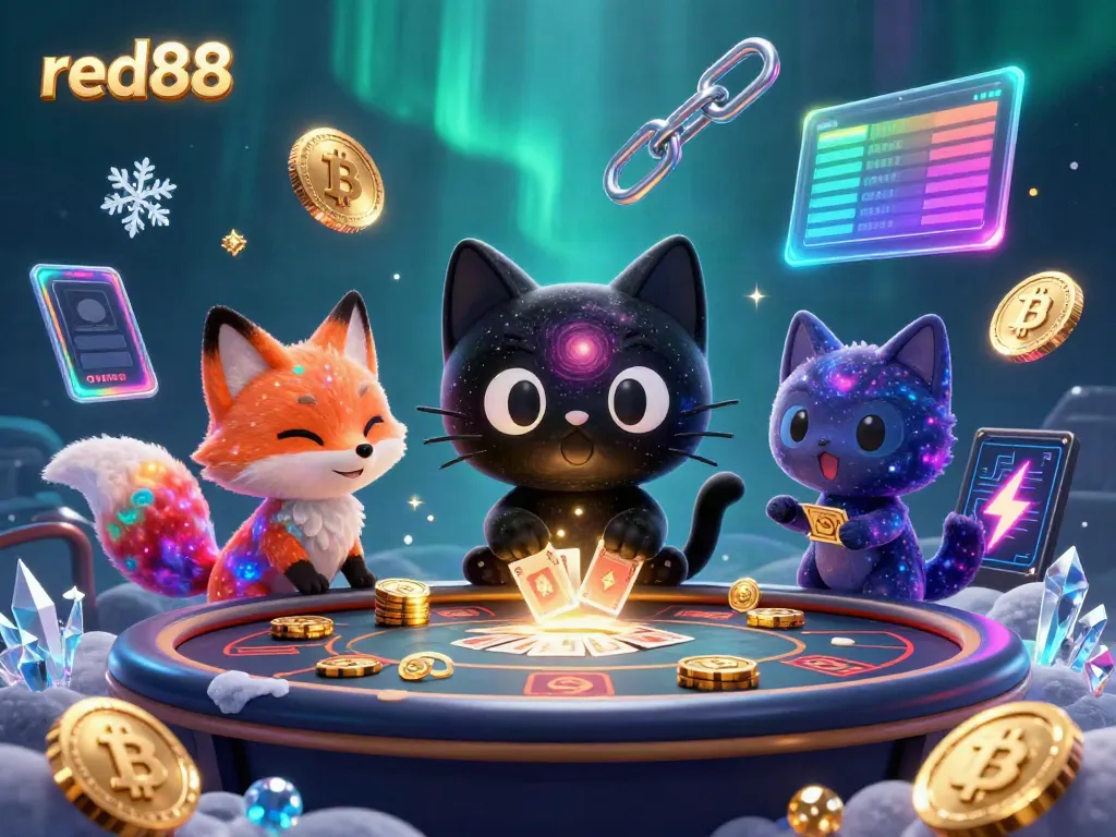 Engage with red88's thrilling 3D cosmic casino environment, featuring enchanting characters and dynamic gaming elements.
