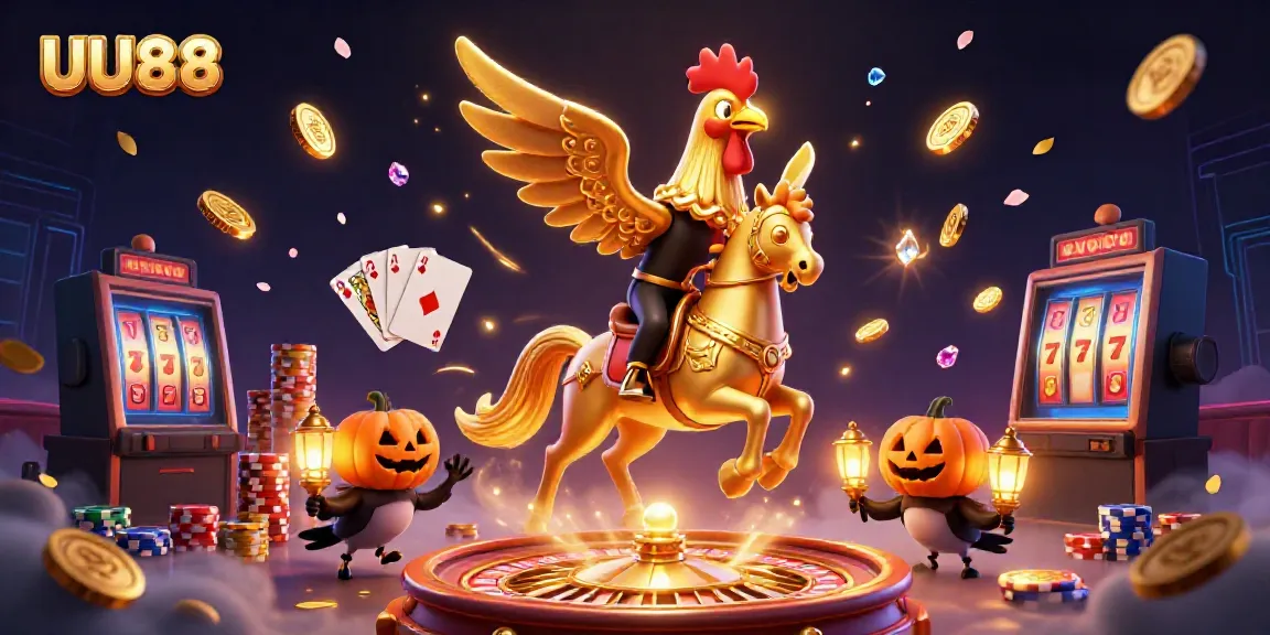 Experience thrilling gameplay with UU88 in a vibrant casino scene featuring dynamic characters and rich details.