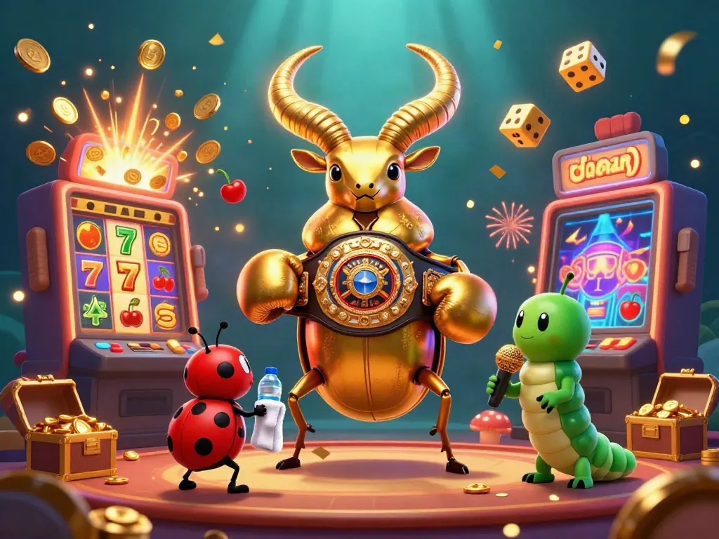 Engage in thrilling casino experiences with du88az's vibrant 3D illustration of a unique showdown.