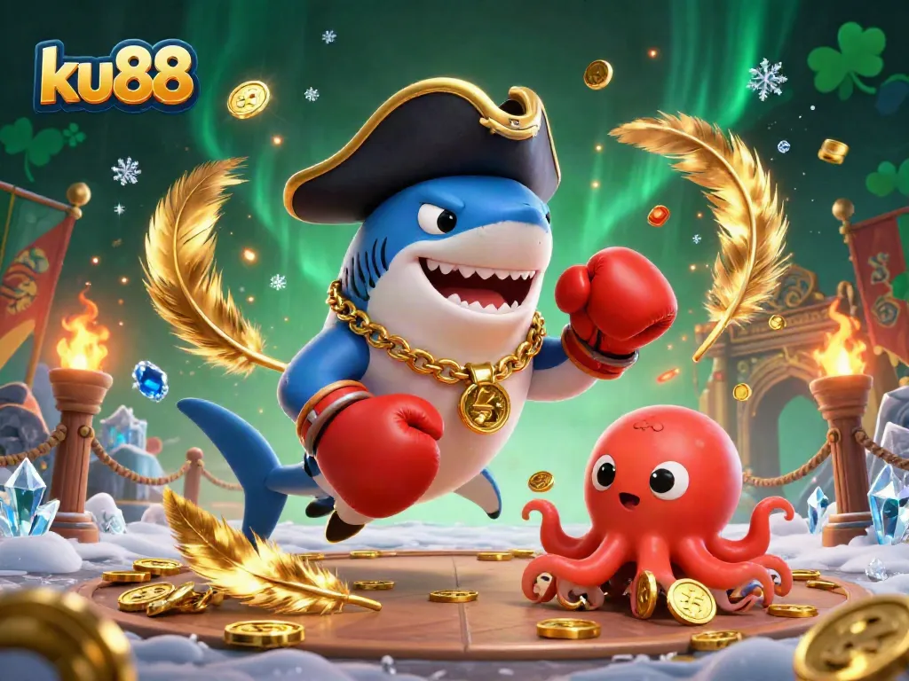 Experience thrilling gameplay at ku88 with fun characters in an exciting casino atmosphere.