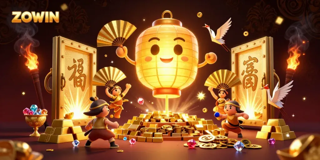 ZOWIN enhances your gaming experience with vibrant scenes of fortune and luck.