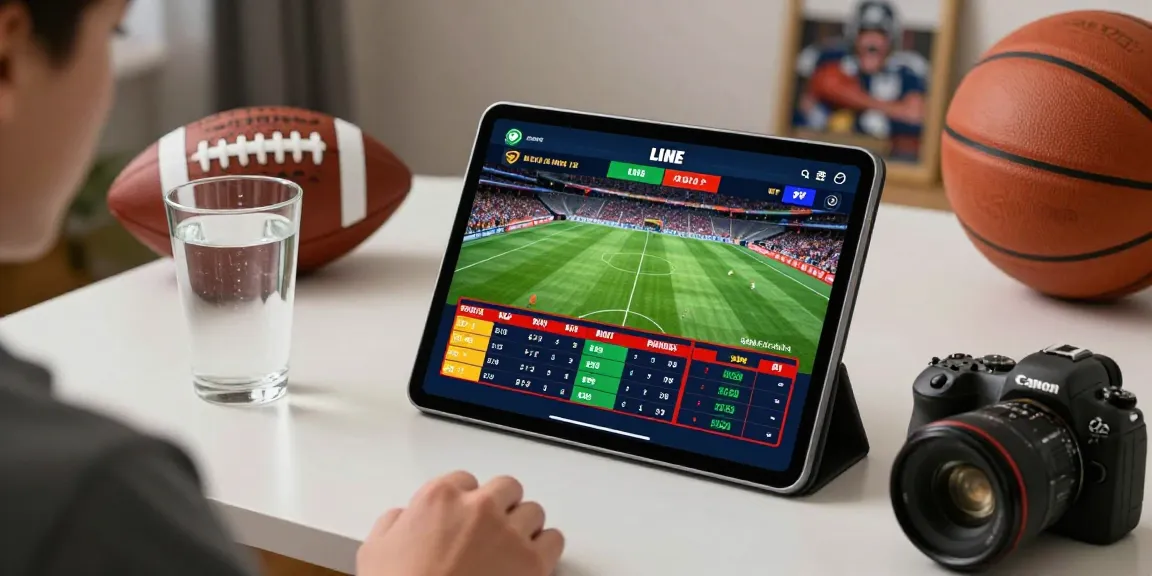 Engaging sports betting experience with man88 on a sleek tablet at home.